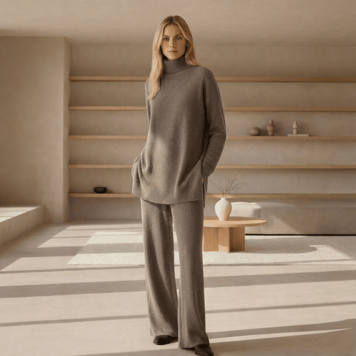 Arysa Knit Top & Pants Set