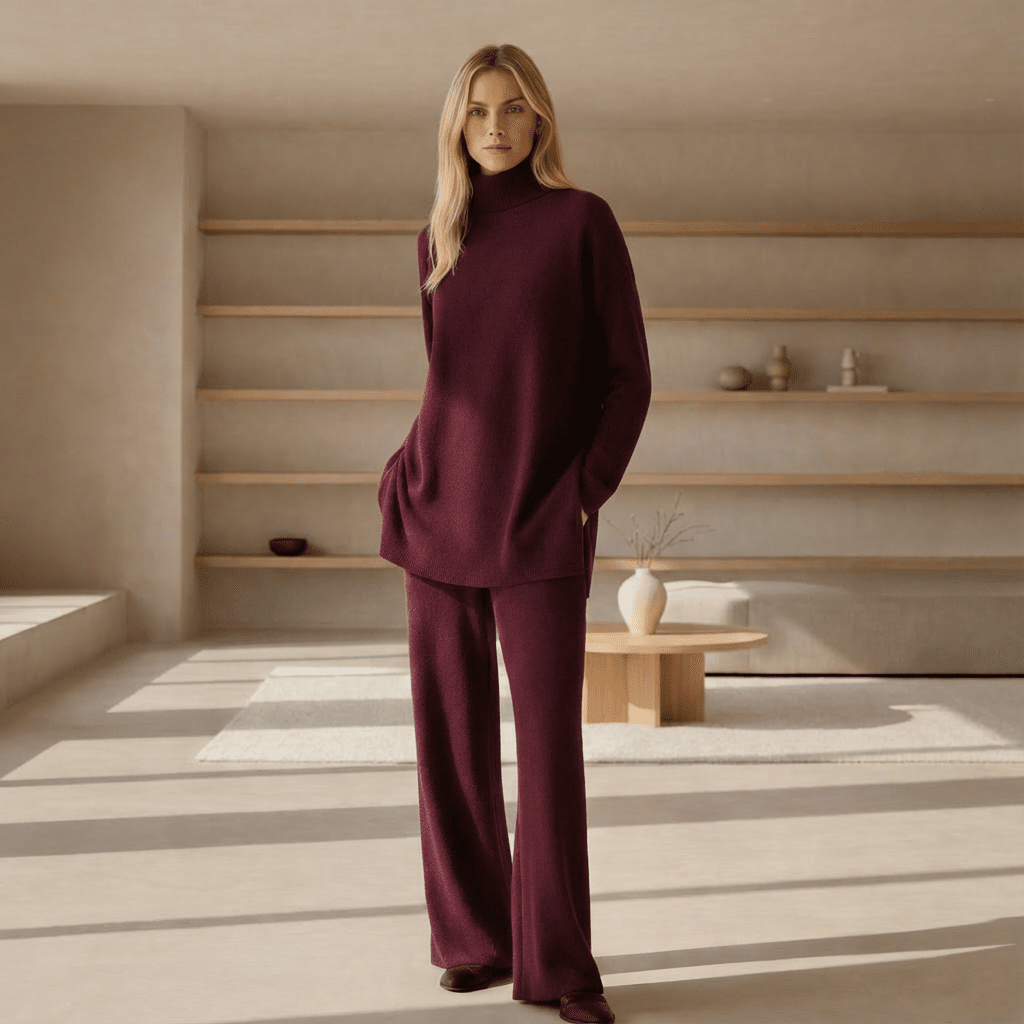 Arysa Knit Top & Pants Set