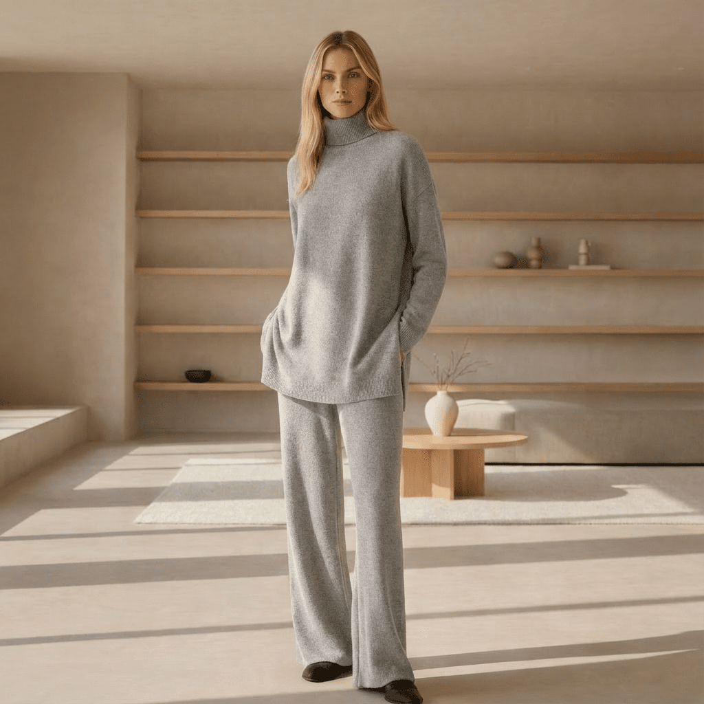 Arysa Knit Top & Pants Set