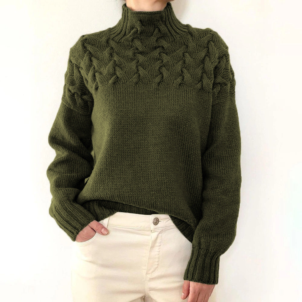 Chloe – Cosy Turtleneck Knit Jumper