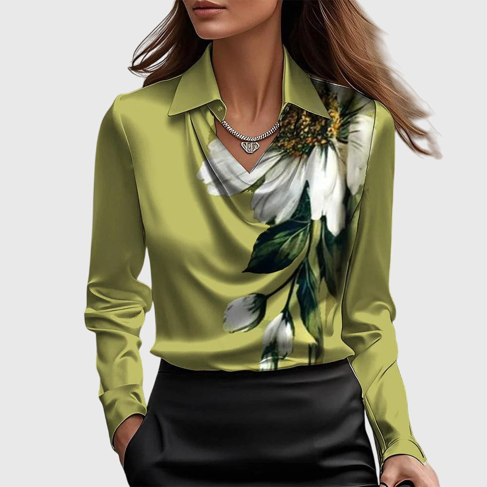 Elsie - Elegant Satin Blouse