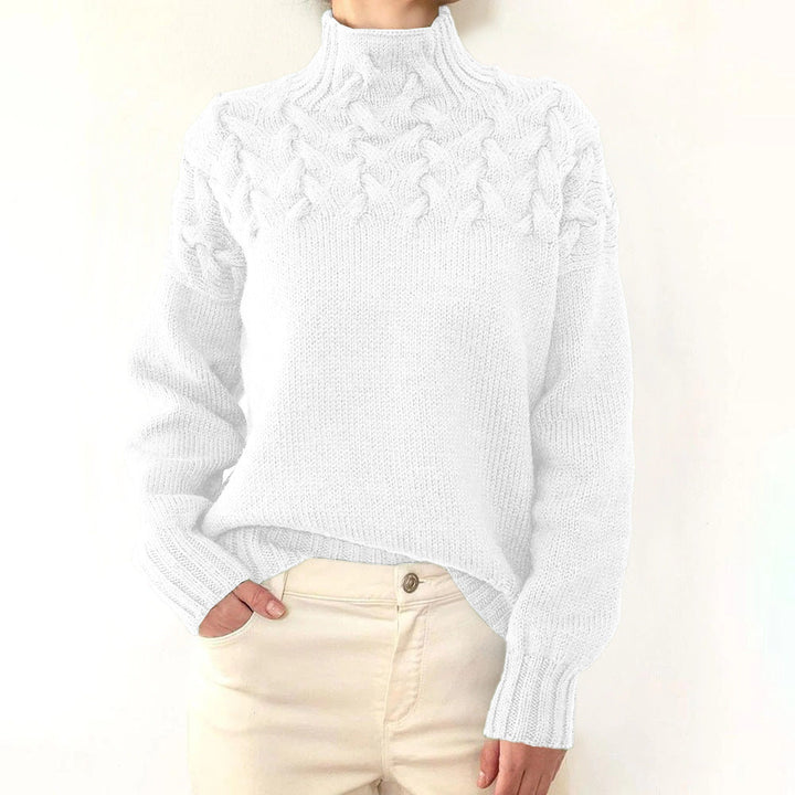 Chloe – Cosy Turtleneck Knit Jumper